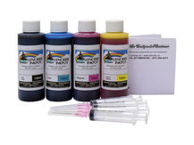 120ml (Black and Colour) Refill Kit for CANON - with photo black ink